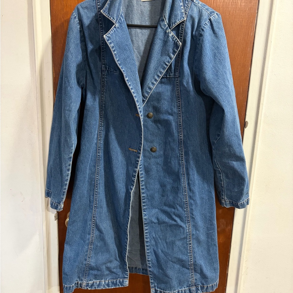 Women's Blue Denim Coat